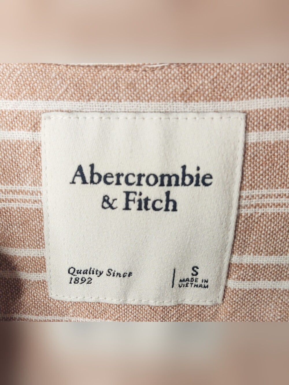 Abercrombie & Fitch Linen Blend Shirt Dress Sz S - Picture 5 of 9